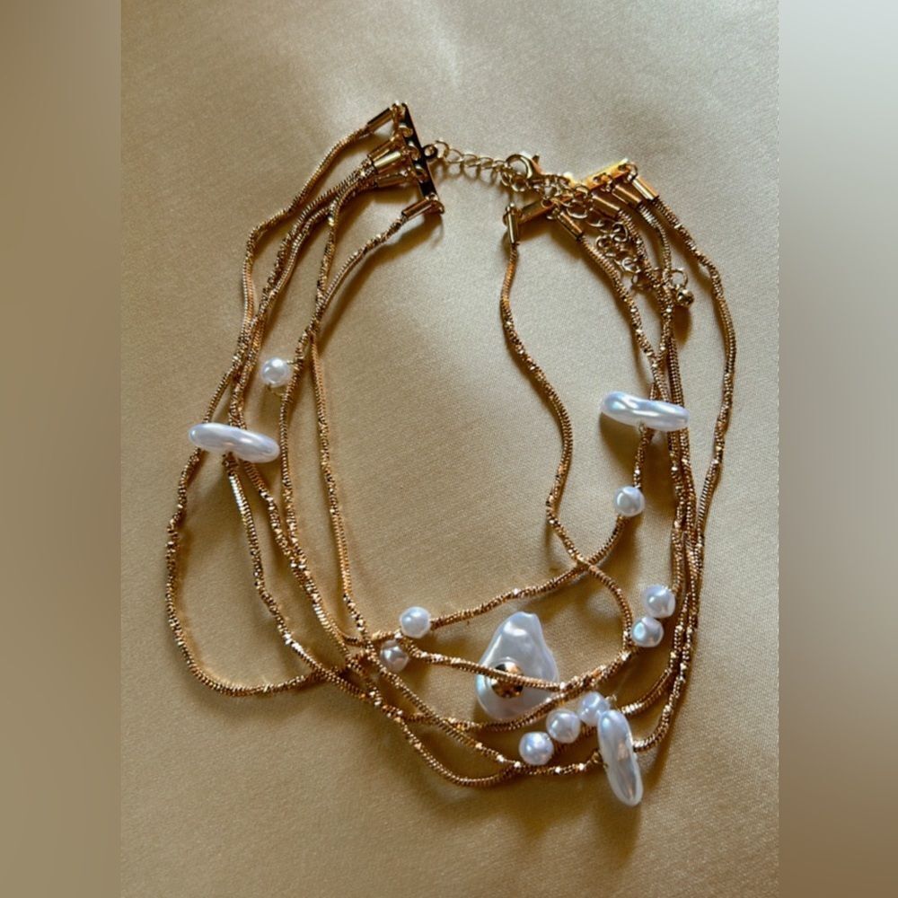 bohemian necklace A485 - Picture 2 of 3